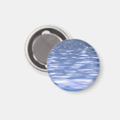 Abstracte #3: Powder blue shimmer Magneet (Voorkant / Achterkant)