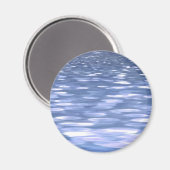 Abstracte #3: Powder blue shimmer Magneet (Voorkant / Achterkant)