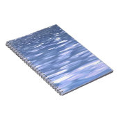Abstracte #3: Powder blue shimmer Notitieboek (Rechterzijde)