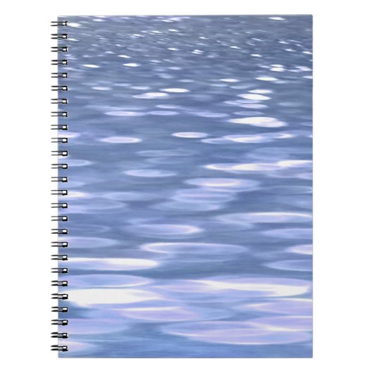 Abstracte #3: Powder blue shimmer Notitieboek (Voorkant)