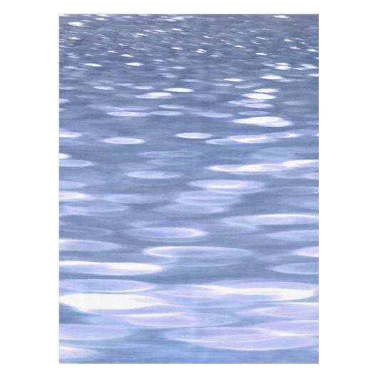 Abstracte #3: Powder blue shimmer Tafelkleed (Voorkant)