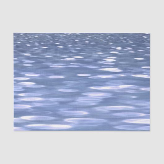 Abstracte #3: Powder blue shimmer Tissuepapier (Voorkant)