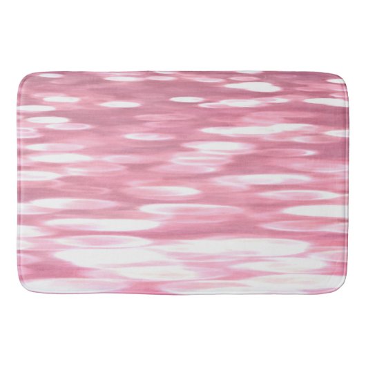 Abstracte #3: Roze shimmer Badmat (Voorkant)
