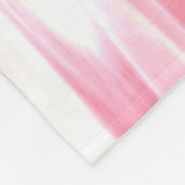 Abstracte #3: Roze shimmer Fleece Deken (Hoek)