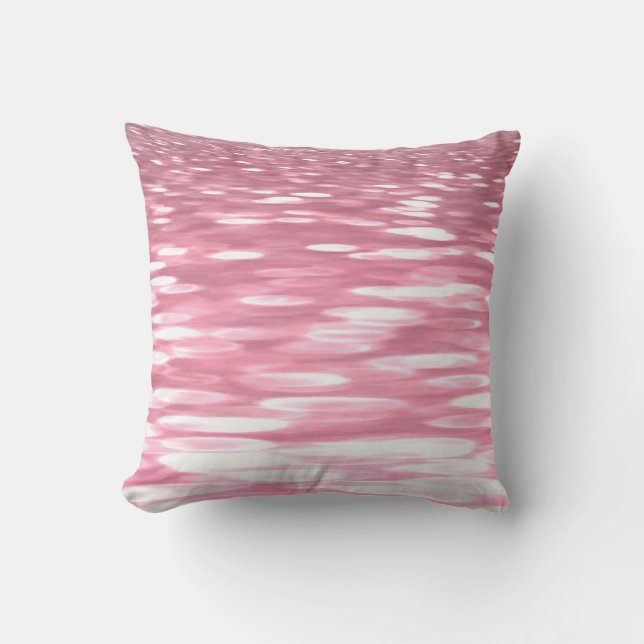 Abstracte #3: Roze shimmer Kussen (Voorkant)