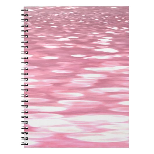 Abstracte #3: Roze shimmer Notitieboek (Voorkant)