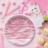 Abstracte #3: Roze shimmer Papieren Bordje (Feest)
