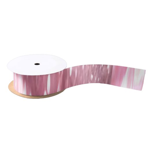 Abstracte #3: Roze shimmer Satijnen Lint (Spoel)