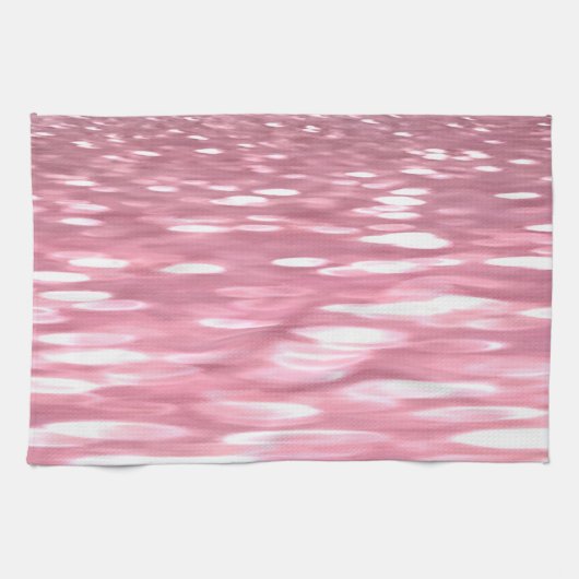 Abstracte #3: Roze shimmer Theedoek (Horizontaal)