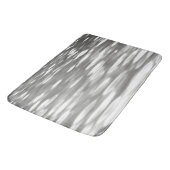 Abstracte #3: Zilver grijze shimmer Badmat (Gekanteld)