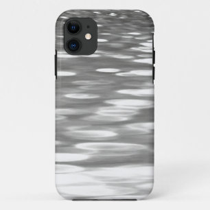 Abstracte #3: Zilver grijze shimmer iPhone 11 Hoesje