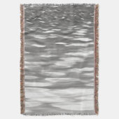 Abstracte #3: Zilver grijze shimmer Deken (Voorkant Verticaal)
