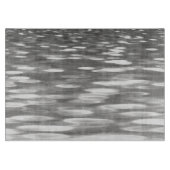 Abstracte #3: Zilver grijze shimmer Snijplank (Voorkant)