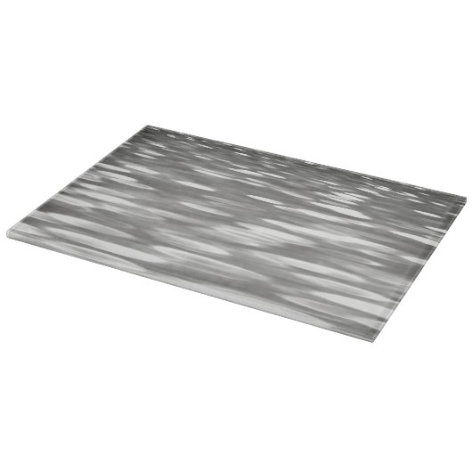 Abstracte #3: Zilver grijze shimmer Snijplank (Hoek)