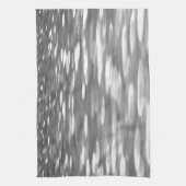 Abstracte #3: Zilver grijze shimmer Theedoek (Verticaal)