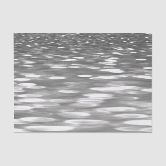 Abstracte #3: Zilver grijze shimmer Tissuepapier (Voorkant)