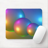 Abstracte 3d-bollen muismat (Met muis)