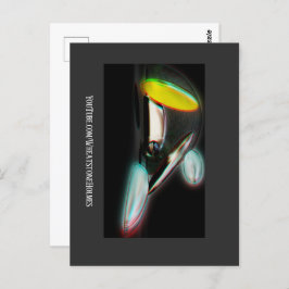 Abstracte 3D Briefkaart