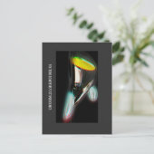 Abstracte 3D Briefkaart (Staand voorkant)