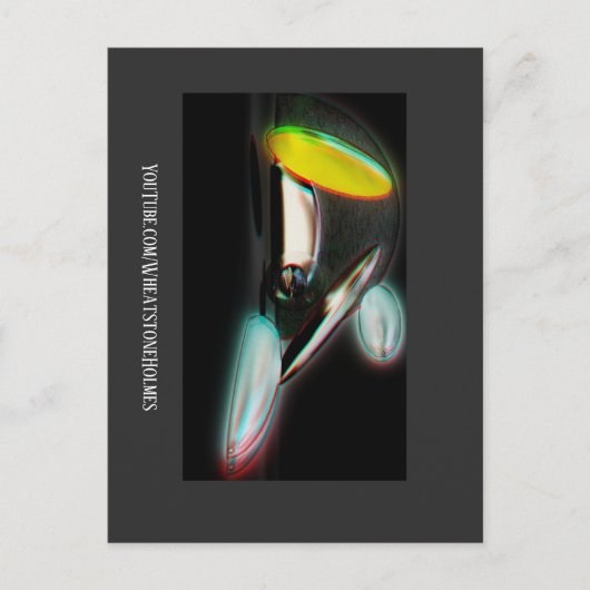 Abstracte 3D Briefkaart (Voorkant)