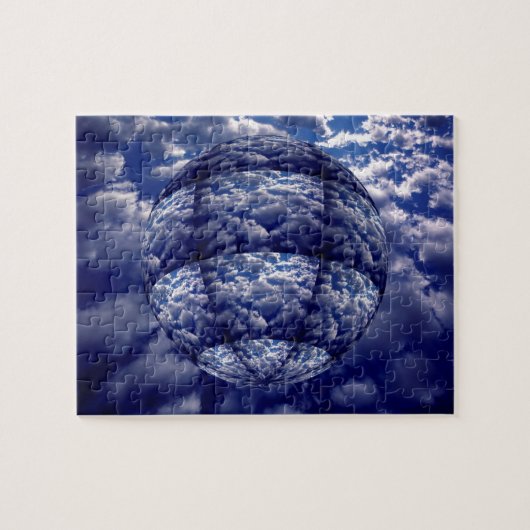 Abstracte 3D-cloud Legpuzzel (Horizontaal)