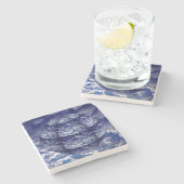 Abstracte 3D-cloud Stenen Onderzetter (Zijkant)