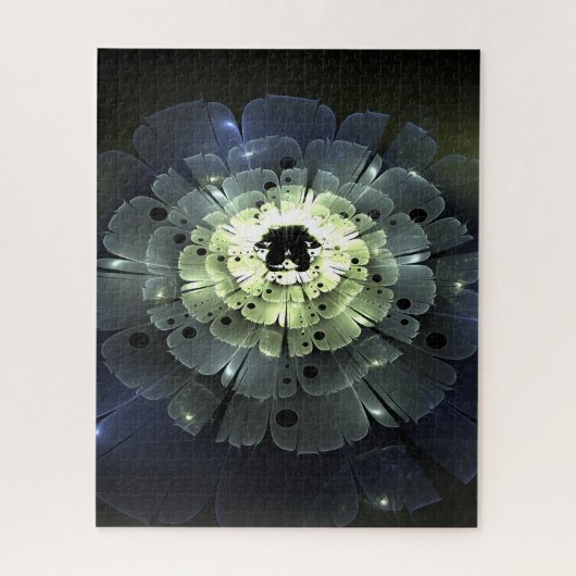 Abstracte 3D fractale ventilator Legpuzzel (Verticaal)