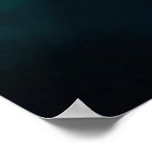 Abstracte 3D-gefacetteerde mozaïekbol Poster (Hoek)