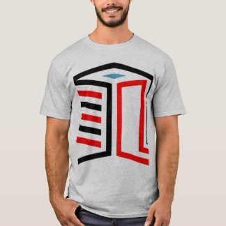 Abstracte 3D geometrische kubusontwerp  T-shirt