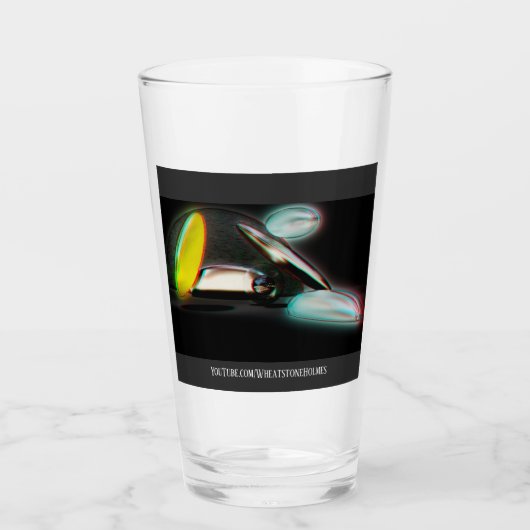 Abstracte 3D Glas (Voorkant)