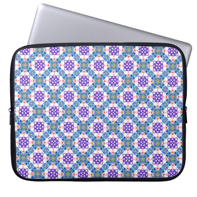 Abstracte 3D Illustratie van Modern Pattern3d illu Laptop Sleeve (Voorkant)