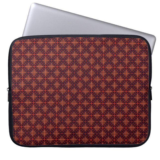 Abstracte 3D Illustratie van Modern Pattern3d illu Laptop Sleeve (Voorkant)