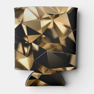 Abstracte 3D kristallen driehoek achtergrond. Blikjeskoeler
