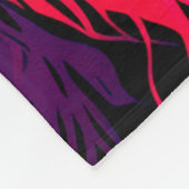 Abstracte 3D Leeuwenportret Digitale Kunst Fleece Deken (Hoek)