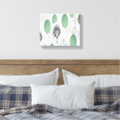 Abstracte 3D met Circles Heart Leaf Tree Canvas Afdruk (Insitu (Slaapkamer))