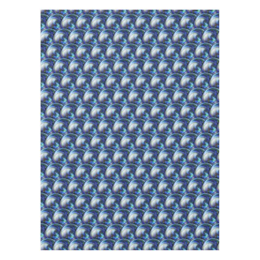 Abstracte 3D moderne belletjes Tafelkleed (Voorkant)