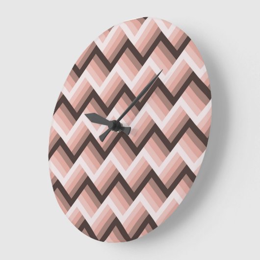 Abstracte 3D Stripe Naadloos Grote Klok (Hoek)