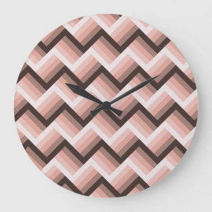Abstracte 3D Stripe Naadloos Grote Klok