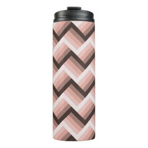 Abstracte 3D Stripe Naadloos Thermosbeker