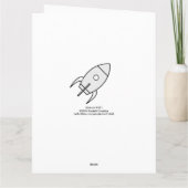 Abstracte #421 Happy Birthday! Kaart (Achterkant)