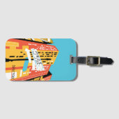 Abstracte 5th Ave New York Bagagelabel (Voorkant (horizontaal))