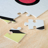 Abstracte 80s memphis pop art style graphics legpuzzel (Zijkant)