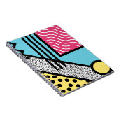 Abstracte 80s memphis pop art style graphics notitieboek (Rechterzijde)
