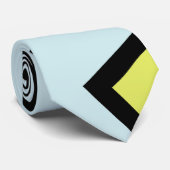 Abstracte 80s memphis pop art style graphics stropdas (Opgerold)