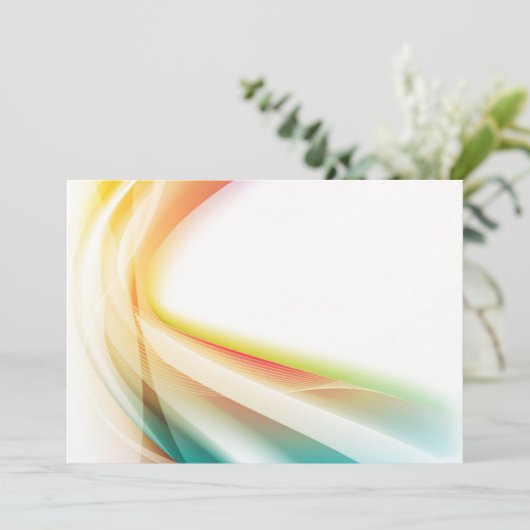 Abstracte aanbesteding 2 kaart (Staand voorkant)