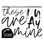 Abstracte aangepaste agenda voor zwarte en witte l kalender (Hoes)