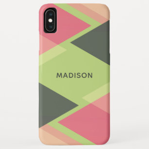 Abstracte aangepaste patroonnaamtelefoongevallen Case-Mate iPhone case