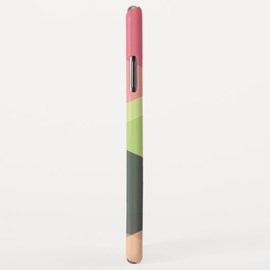 Abstracte aangepaste patroonnaamtelefoongevallen Case-Mate iPhone case (Achterkant/rechts)