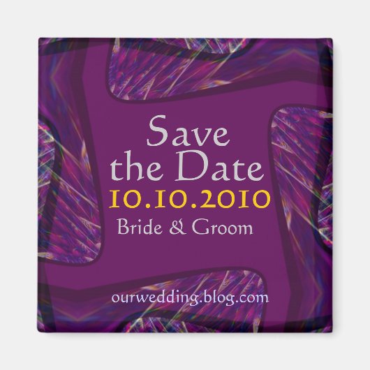 Abstracte Aankondiging Magnet (Voorkant)