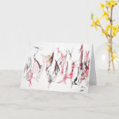 Abstracte Aanmoediging "Dagelijkse Liefde" kaart (Gele Bloem)